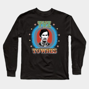 Retro Tour Style Townes Van Zandt Long Sleeve T-Shirt